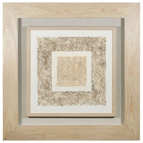 Picture of Handmade Paper Mache Art Shadow Box Wall Décor(MS19078B)