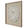 Picture of Oversized Oyster Shell Rings Shadow Box Wall Décor (MS47779B)