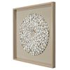 Picture of Oversized Oyster Shell Rings Shadow Box Wall Décor (MS47779B)