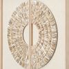 Picture of Glassless Two Piece Pearl Oyster Shell Wall Décor (MS47782)