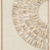 Picture of Glassless Two Piece Pearl Oyster Shell Wall Décor (MS47782)
